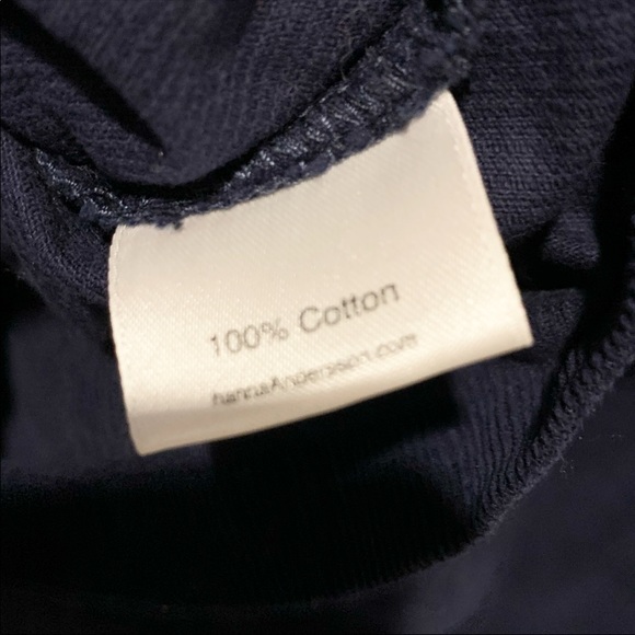 NWOT Hanna Andersson Navy & Yellow Corduroy Dress - Picture 3 of 6